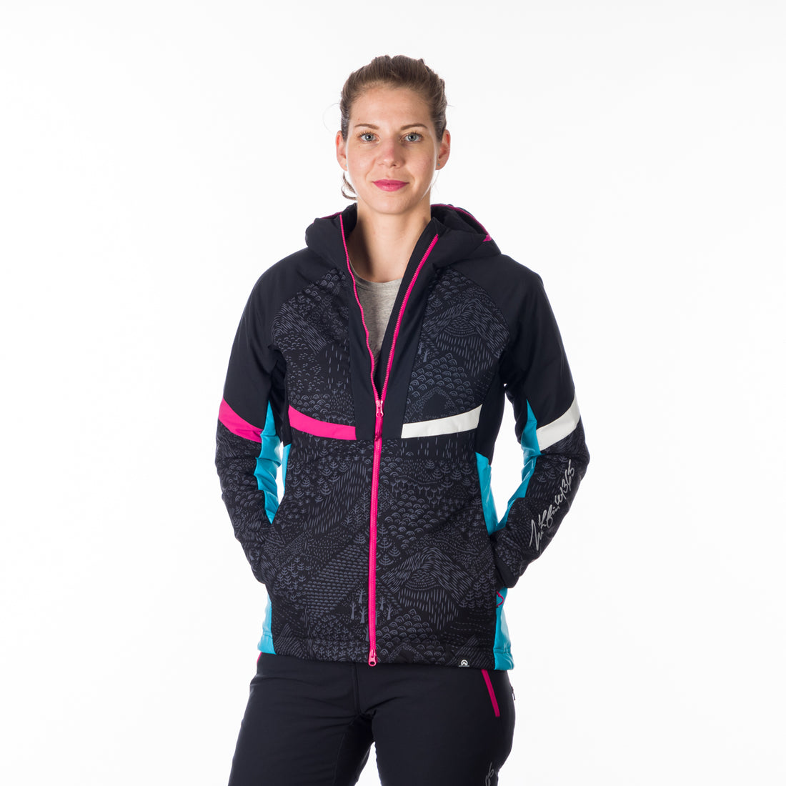 BU-48072SKP women´s ski-touring jacket thermal padded Primaloft down blend  ROHACE