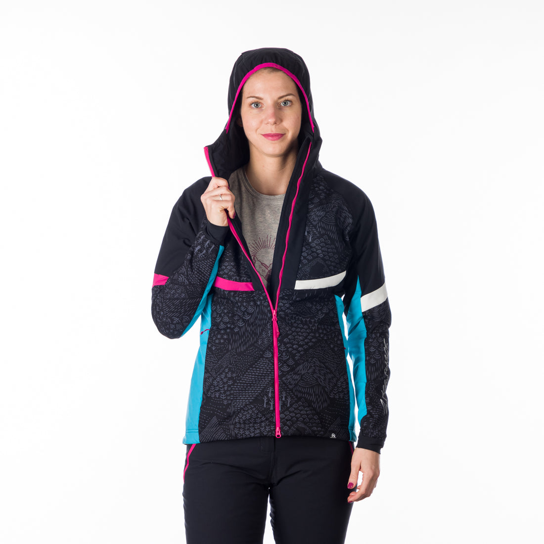 BU-48072SKP women´s ski-touring jacket thermal padded Primaloft down blend  ROHACE