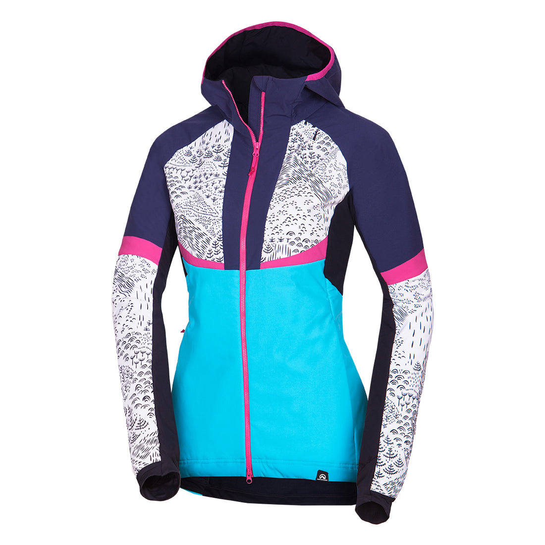 BU-48072SKP women´s ski-touring jacket thermal padded Primaloft down blend  ROHACE