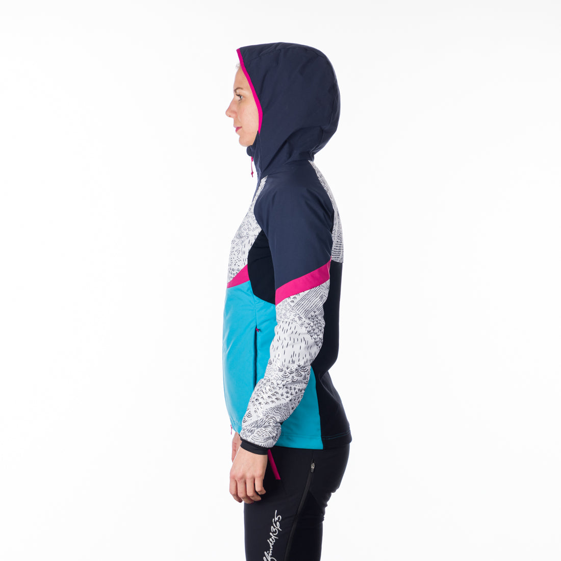 BU-48072SKP women´s ski-touring jacket thermal padded Primaloft down blend  ROHACE