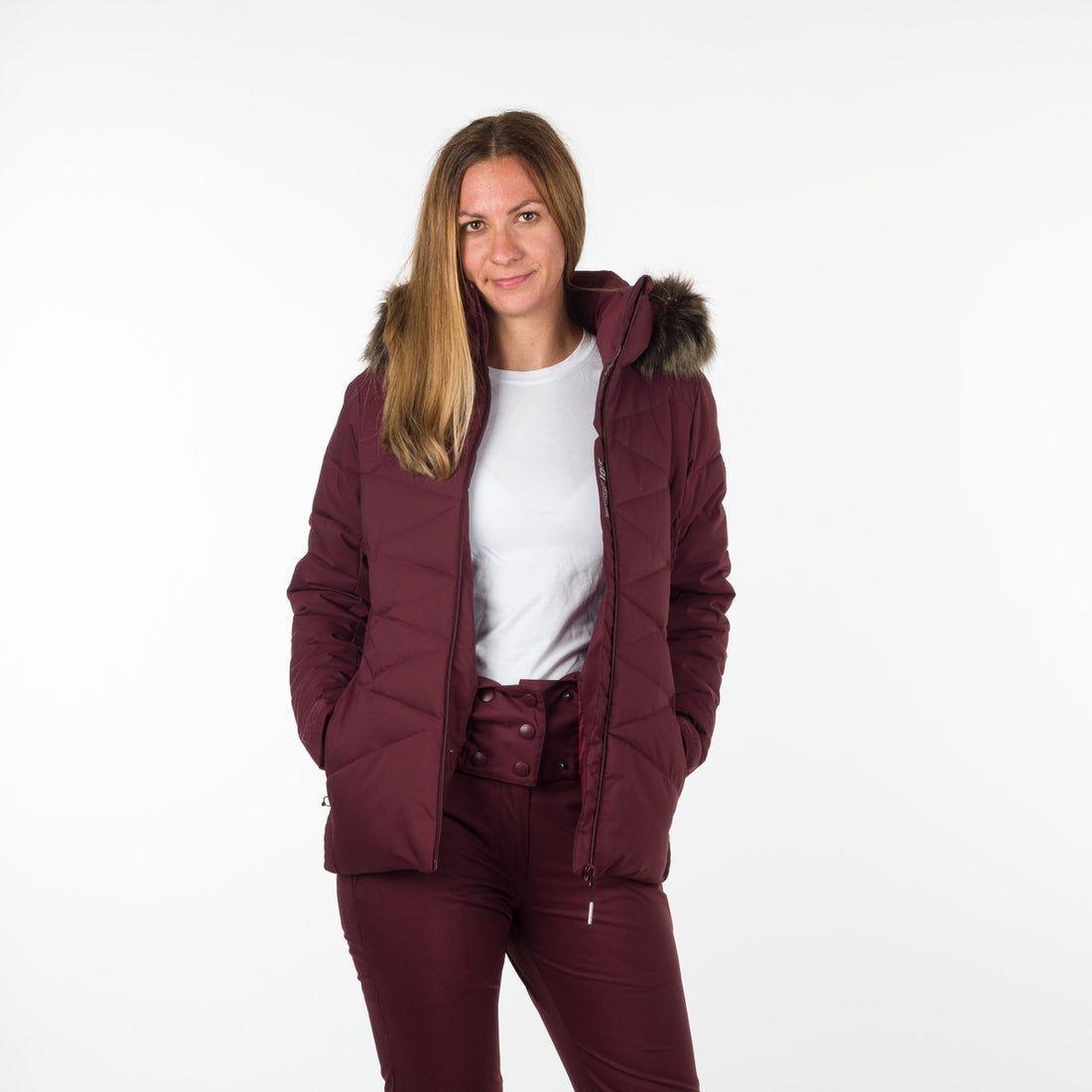 BU-4921SNW women's ski trend jacket insulated full pack KENNEDI