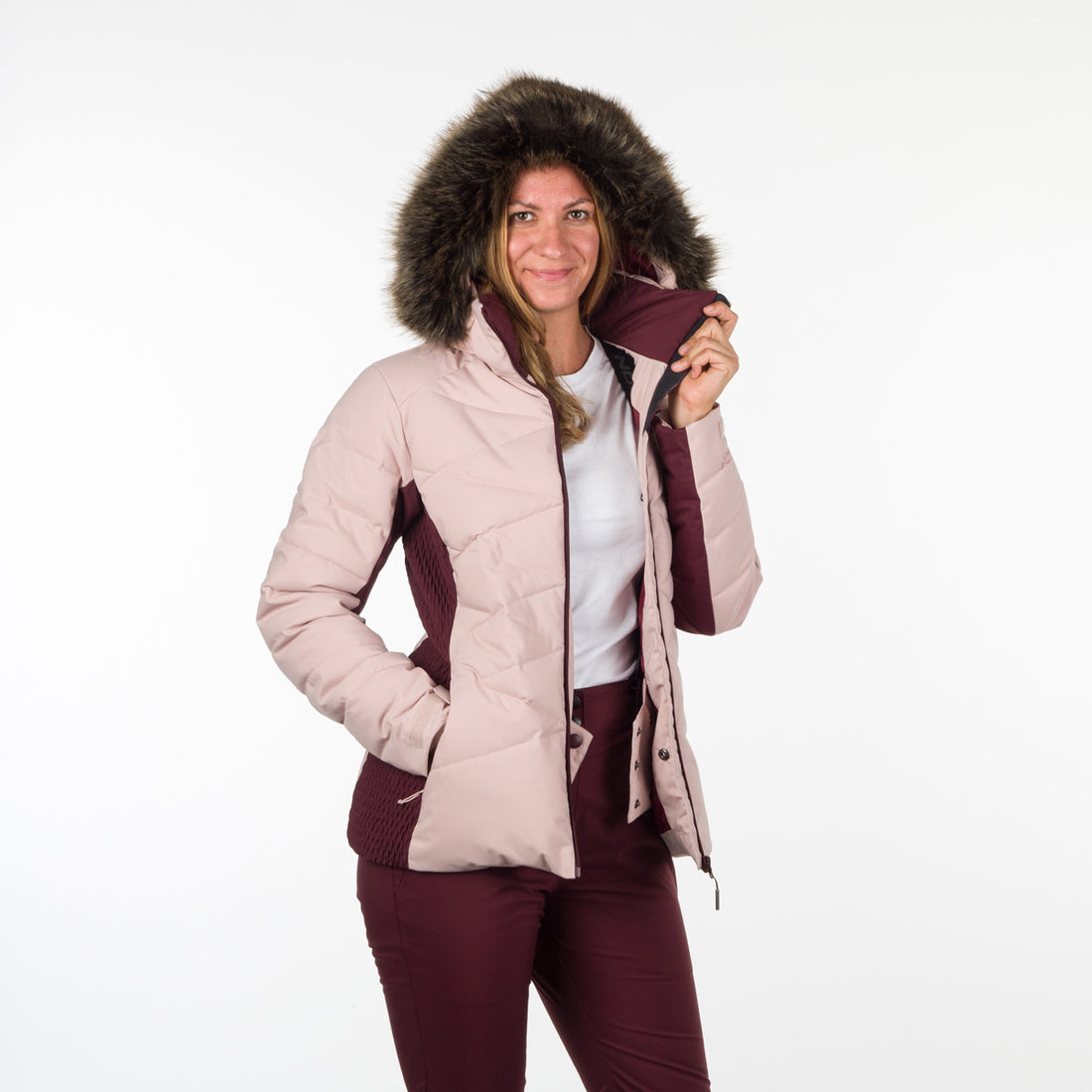 BU-4921SNW women's ski trend jacket insulated full pack KENNEDI
