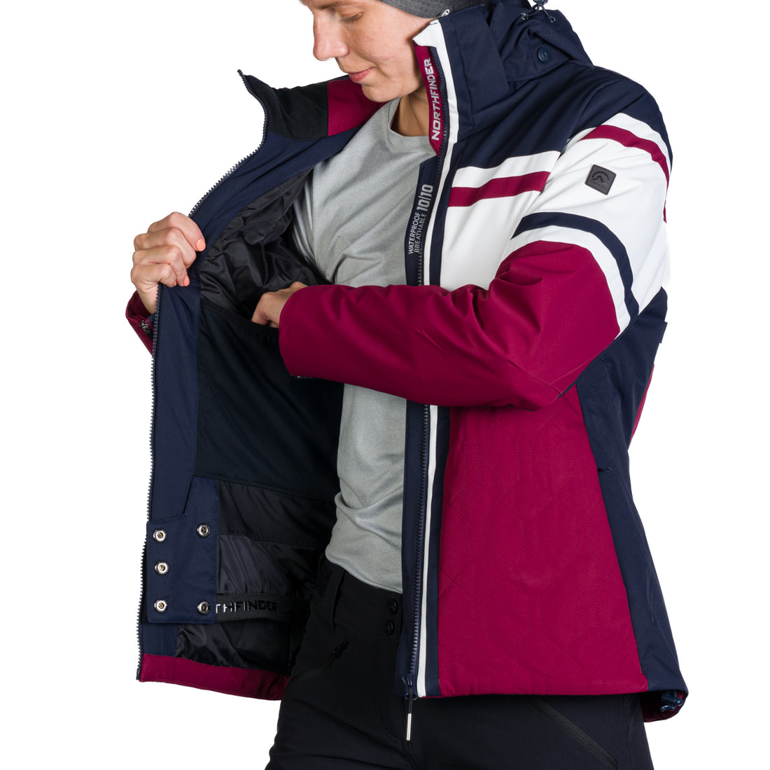 BU-49251SNW women's ski trend jacket insulated  SKYLA