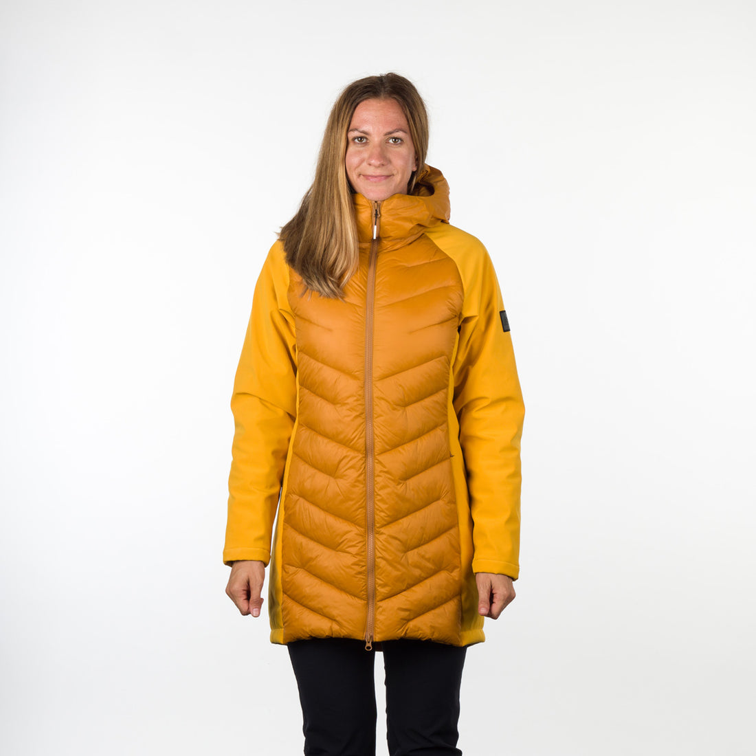 BU-4932SP women's insulated jacket combination with softshell long REYNA
