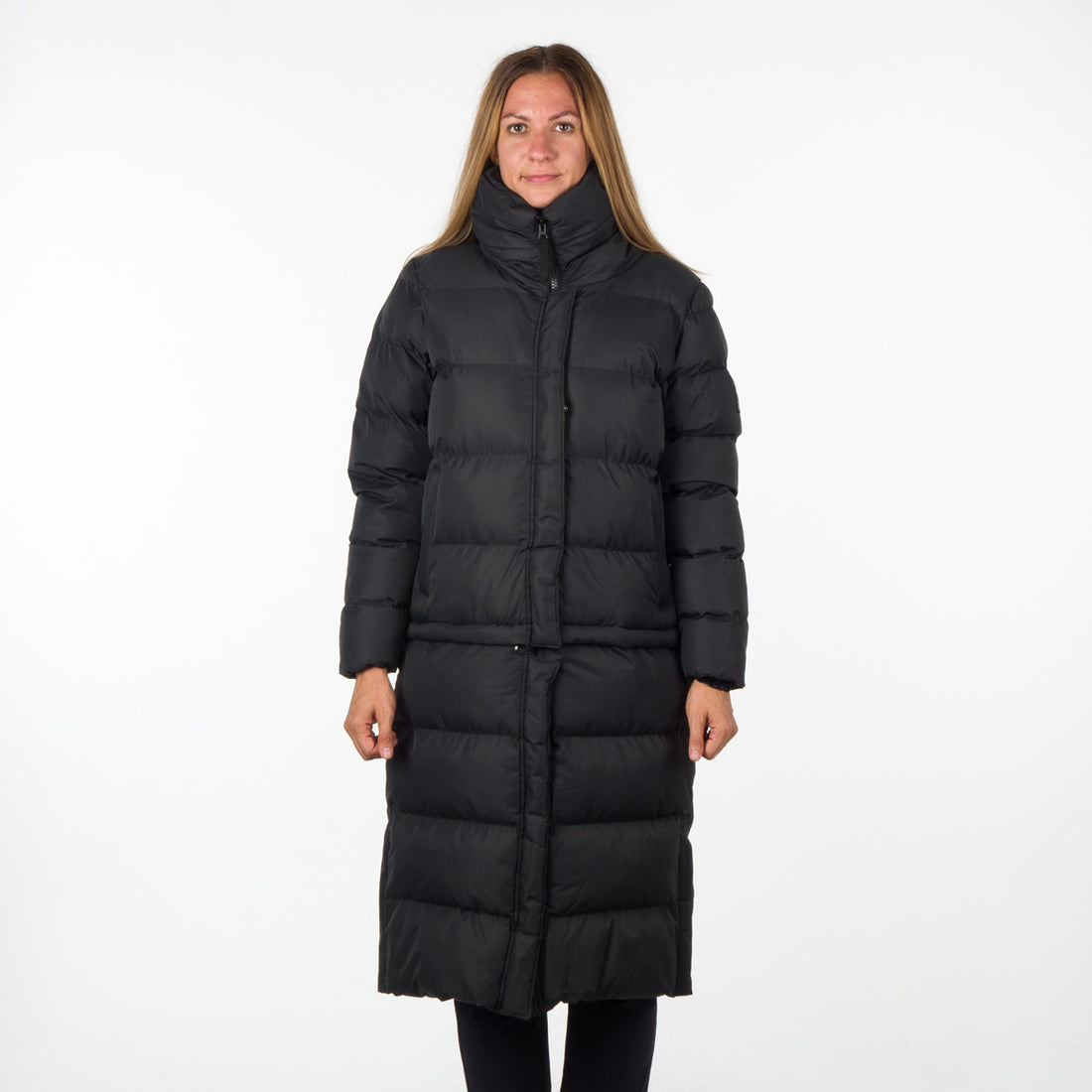 BU-4934SP women's like down jacket with detachable part CASSIDY