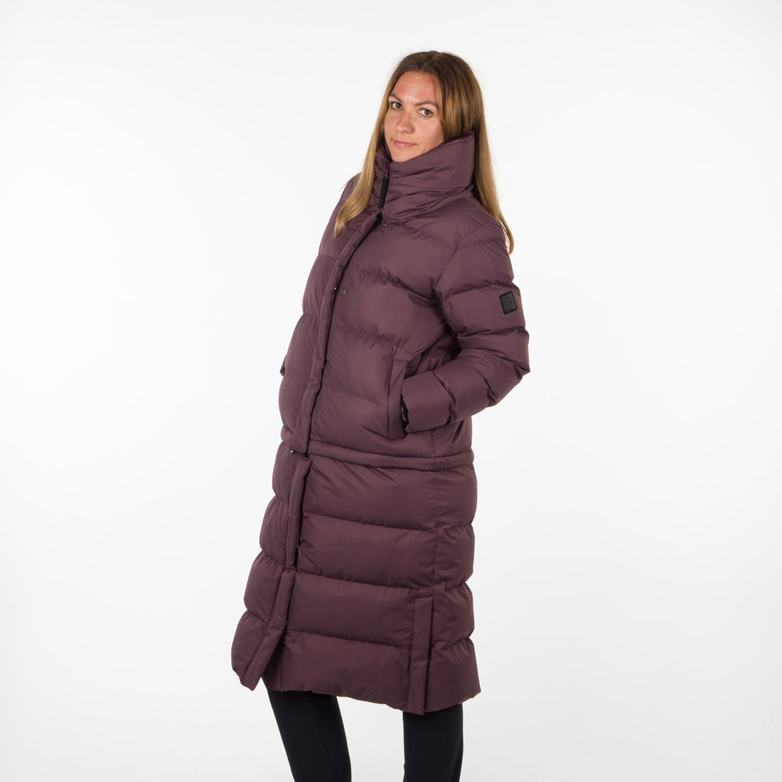 BU-4934SP women's like down jacket with detachable part CASSIDY
