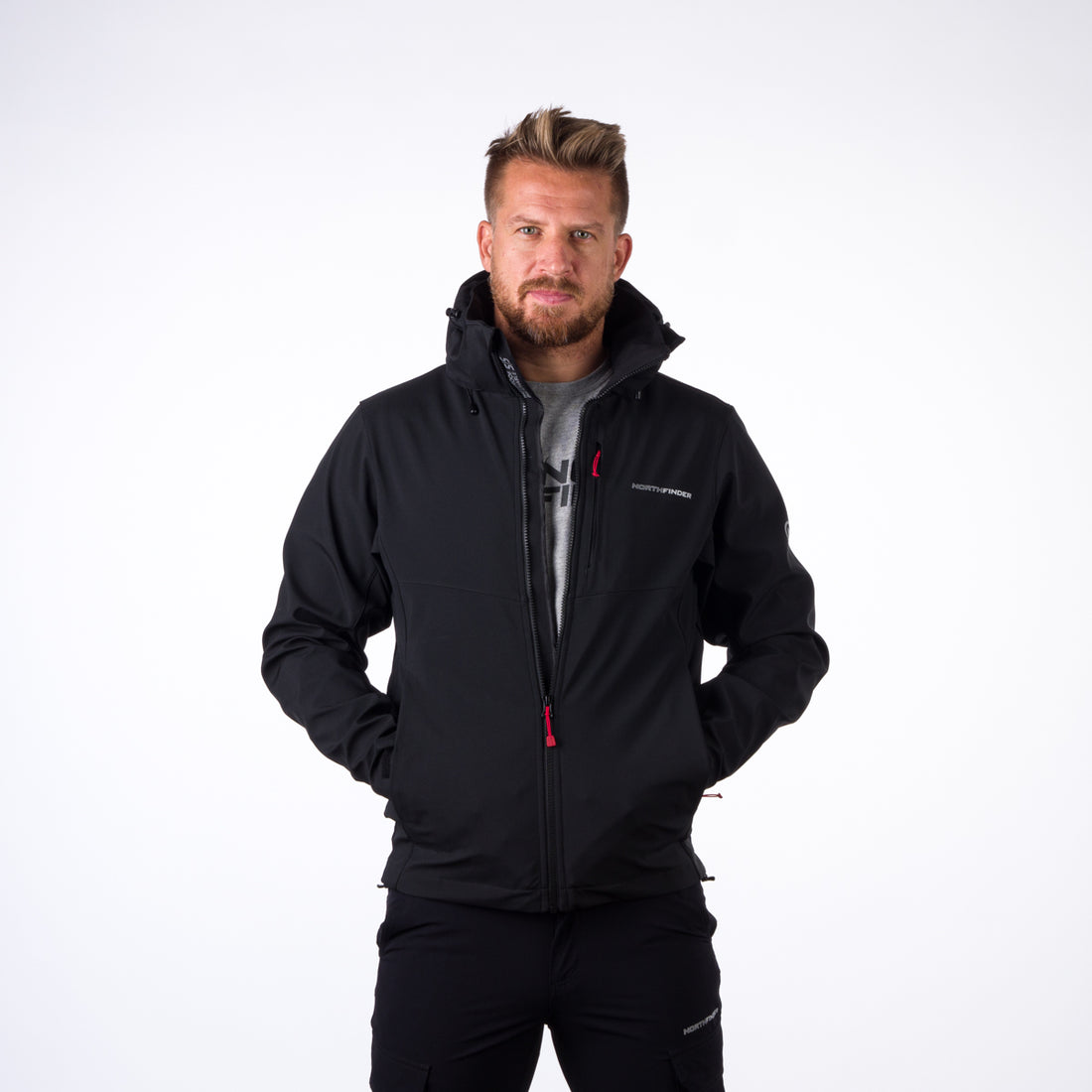 BU-5003OR men's softshell jacket outdoor MARQUIS