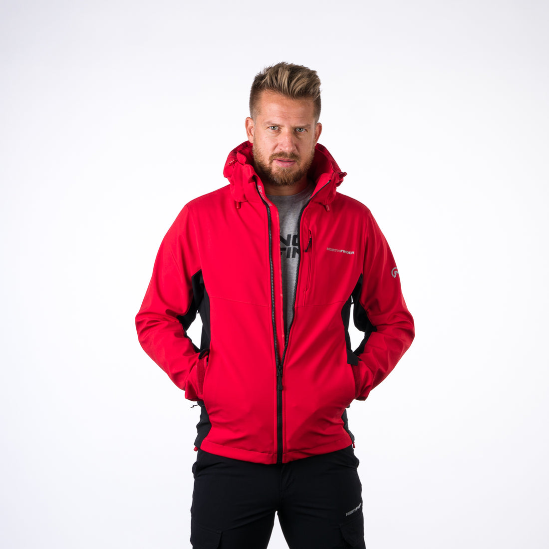 BU-5003OR men's softshell jacket outdoor MARQUIS
