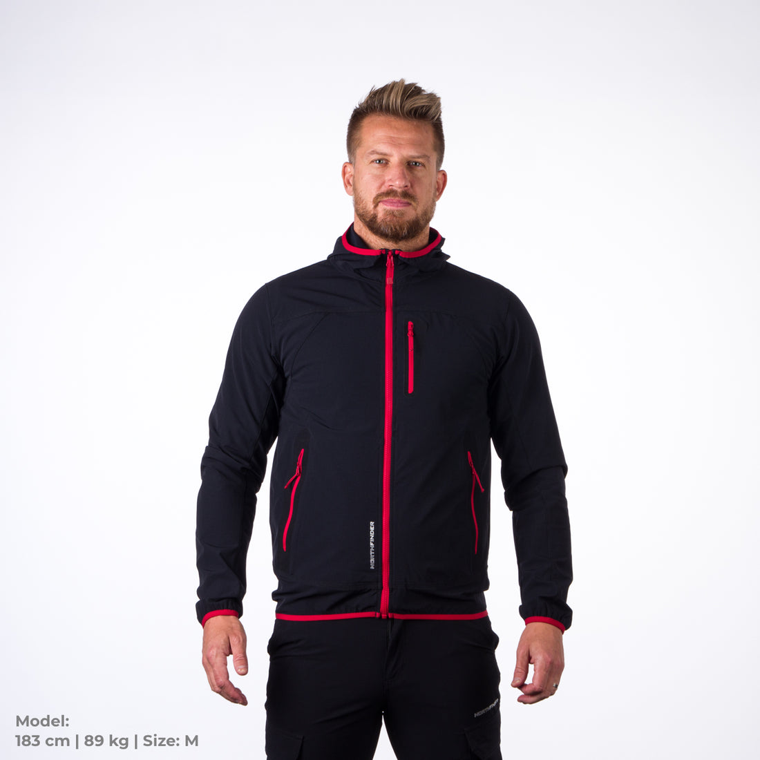 BU-5004OR men's softshell jacket active CASE