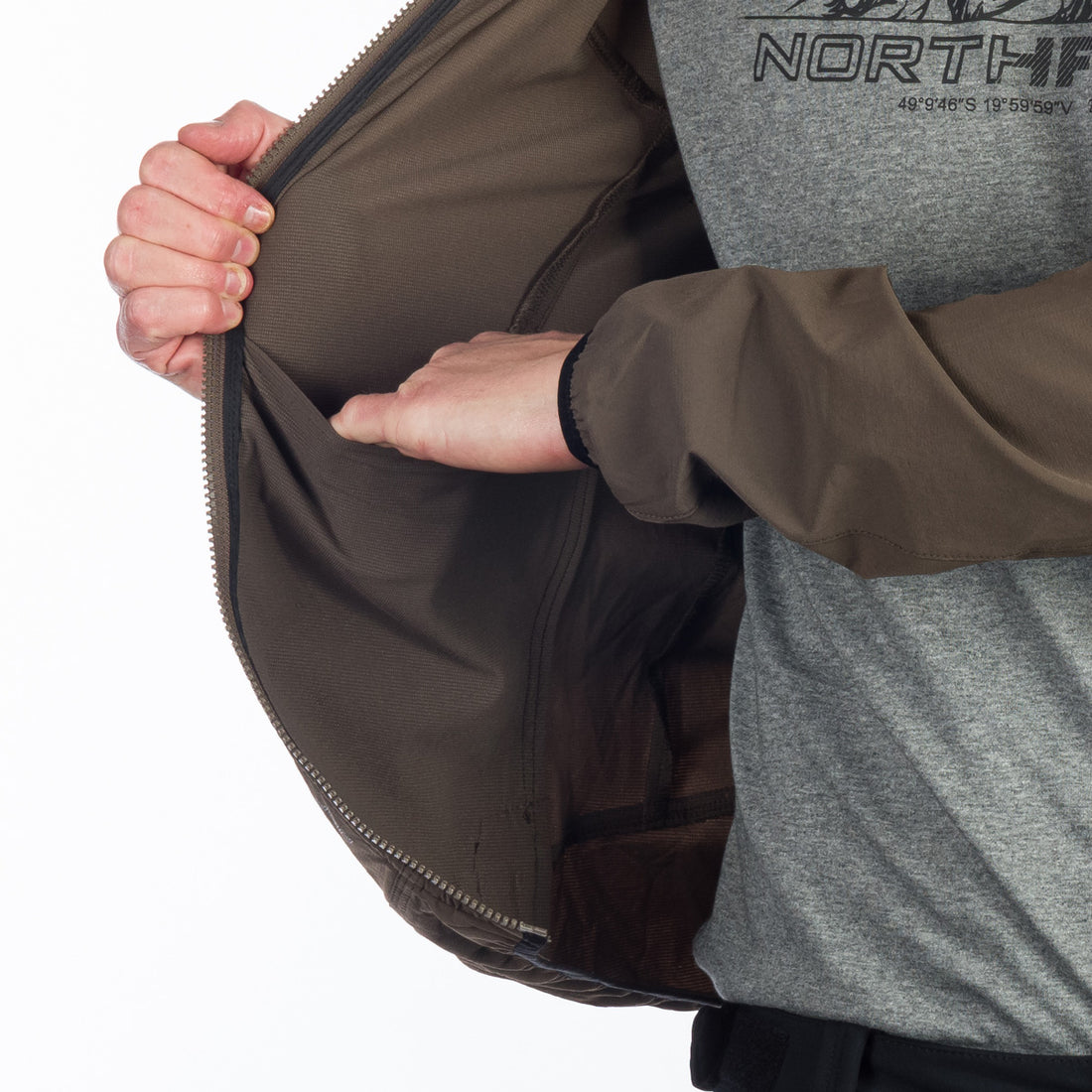 BU-5004OR men's softshell jacket active CASE