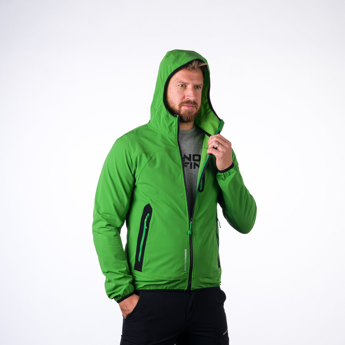 BU-5004OR men's softshell jacket active CASE
