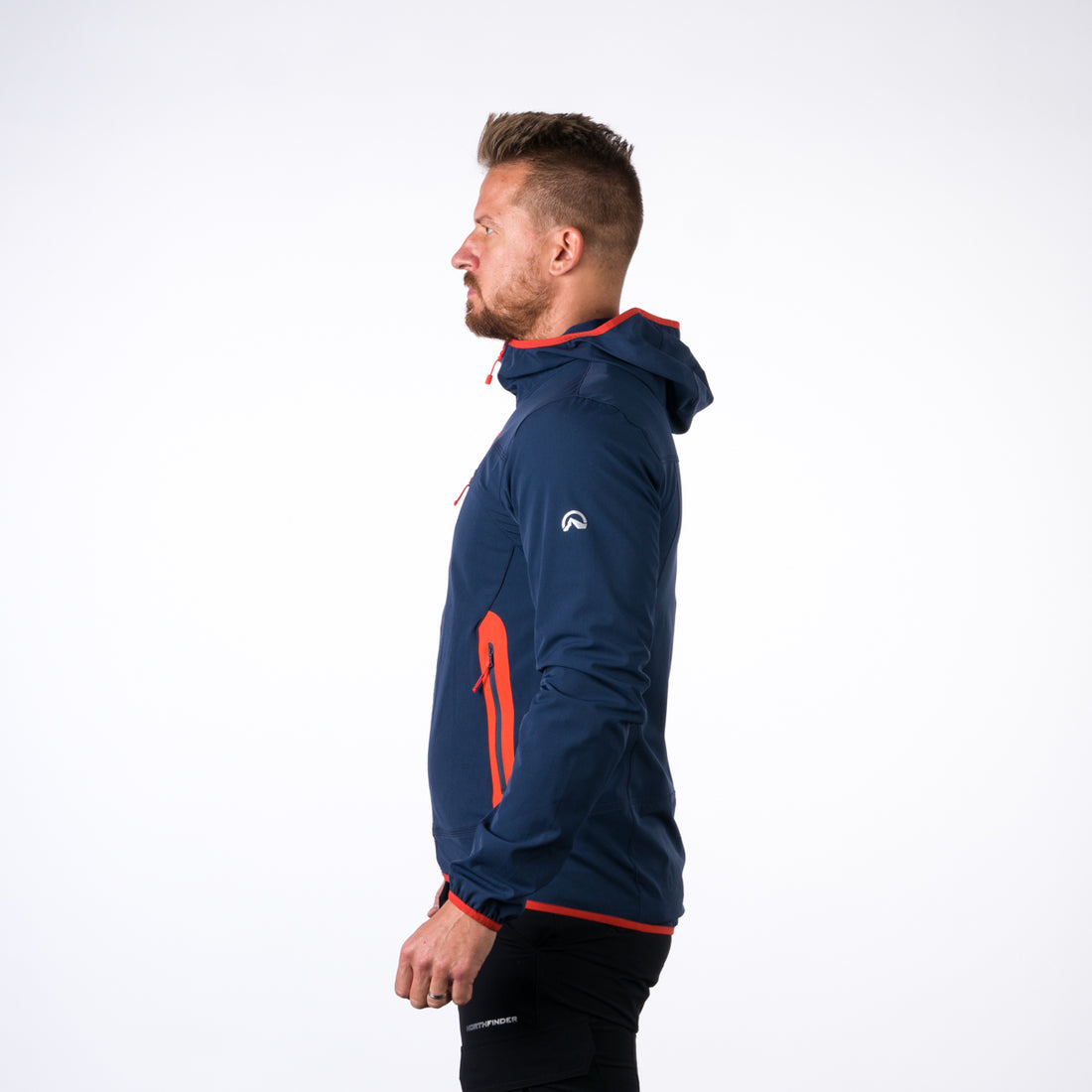 BU-5004OR men's softshell jacket active CASE