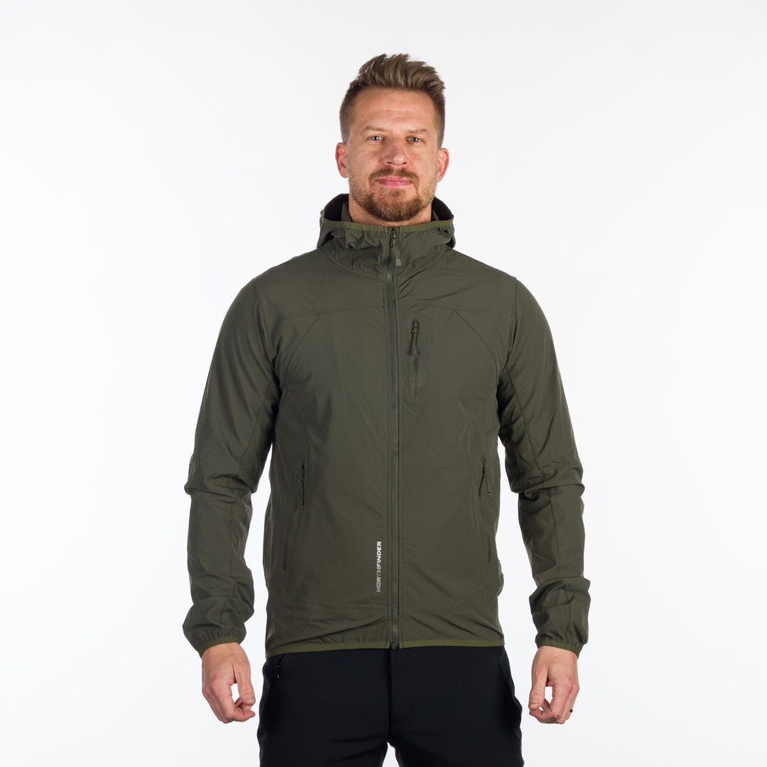 BU-5004OR men's softshell jacket active CASE