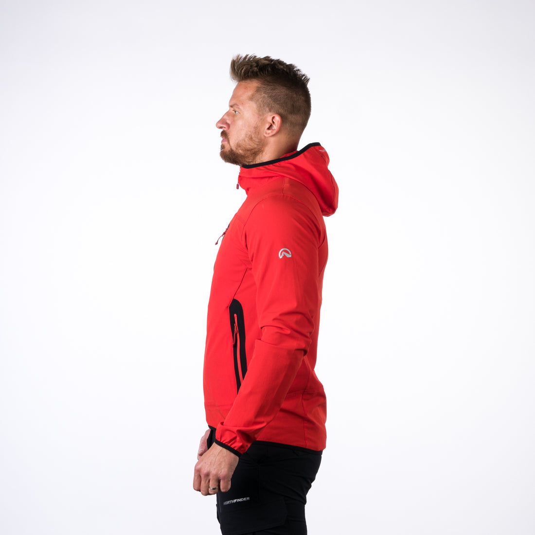 BU-5004OR men's softshell jacket active CASE