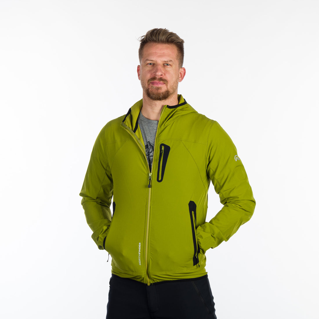 BU-5004OR men's softshell jacket active CASE