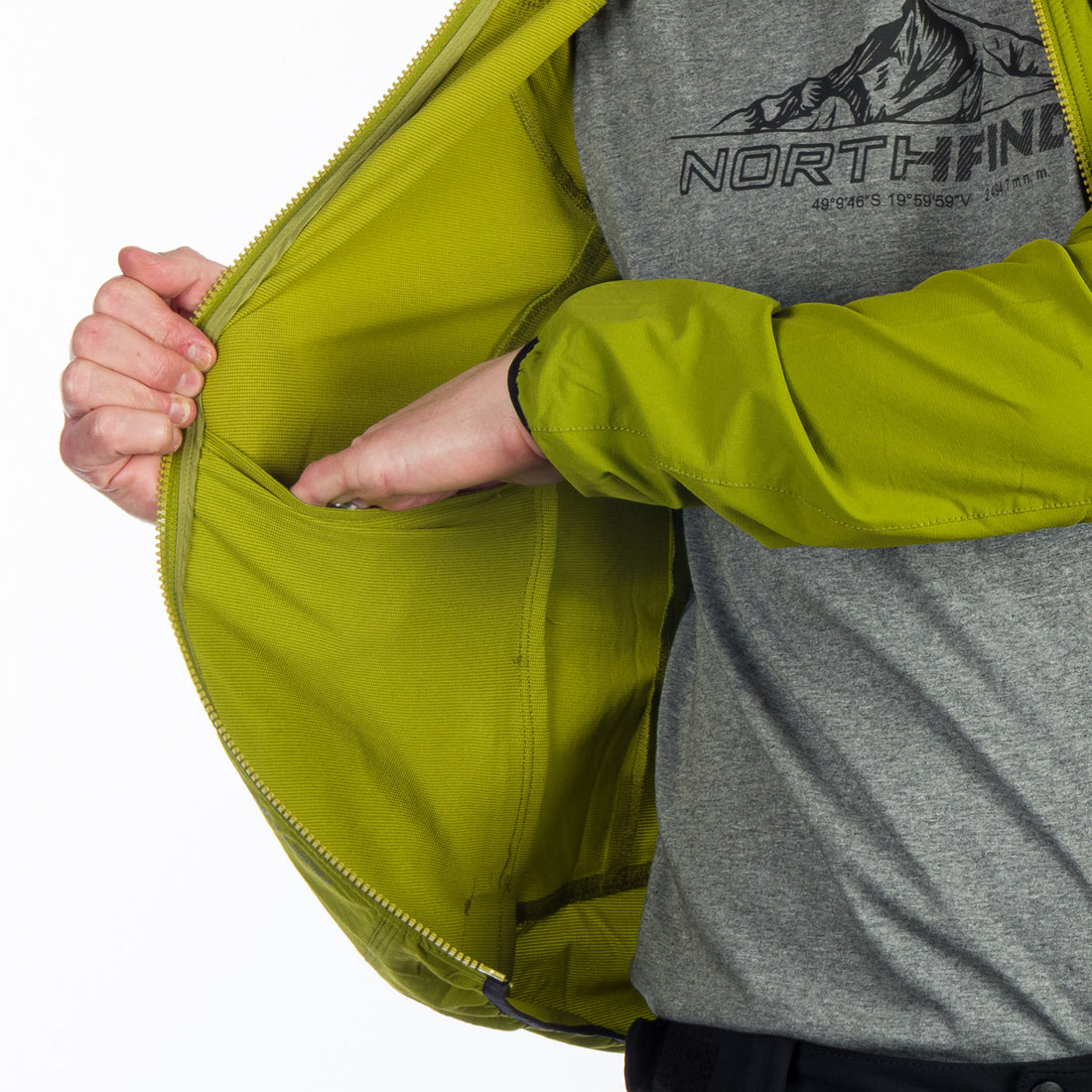 BU-5004OR men's softshell jacket active CASE