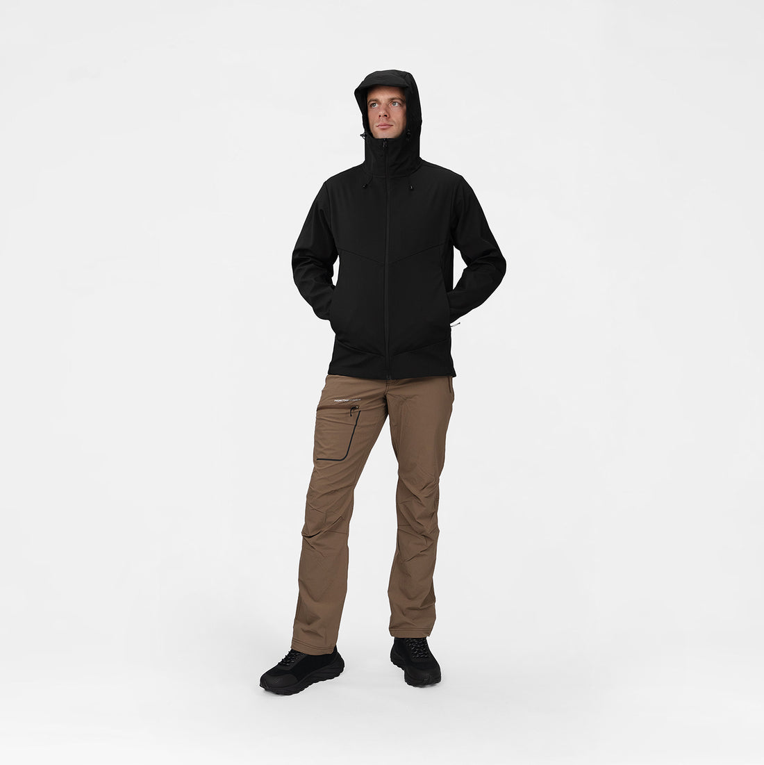 BU-50061OR men's softshell jacket 3L MARQUIS