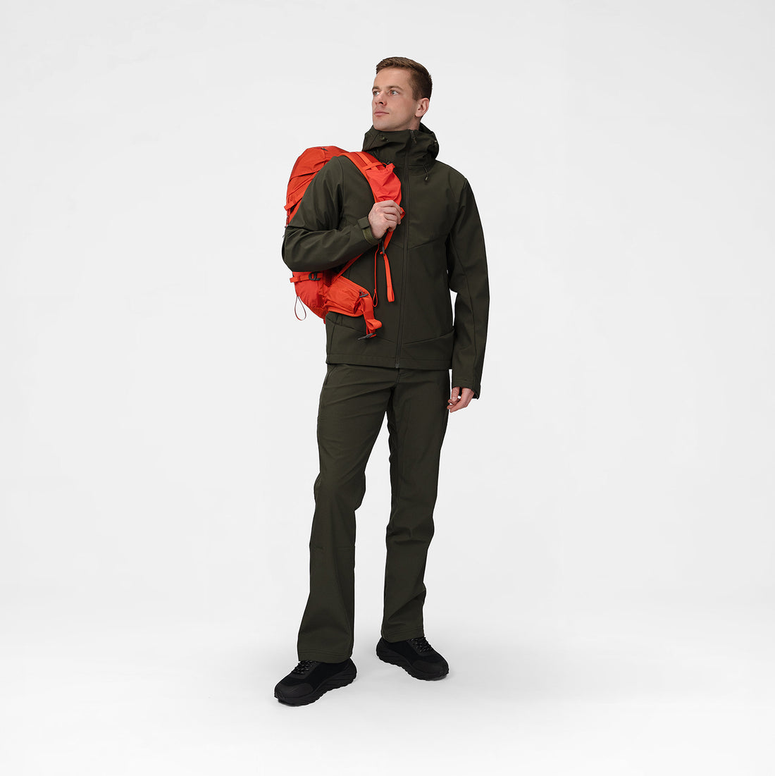 BU-50061OR men's softshell jacket 3L MARQUIS