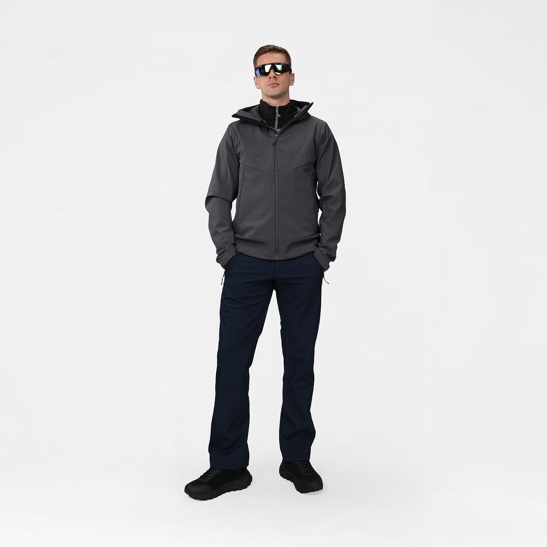 BU-50061OR men's softshell jacket 3L MARQUIS