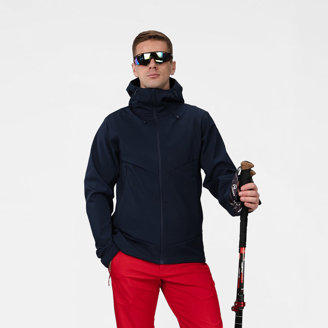 BU-50061OR men's softshell jacket 3L MARQUIS