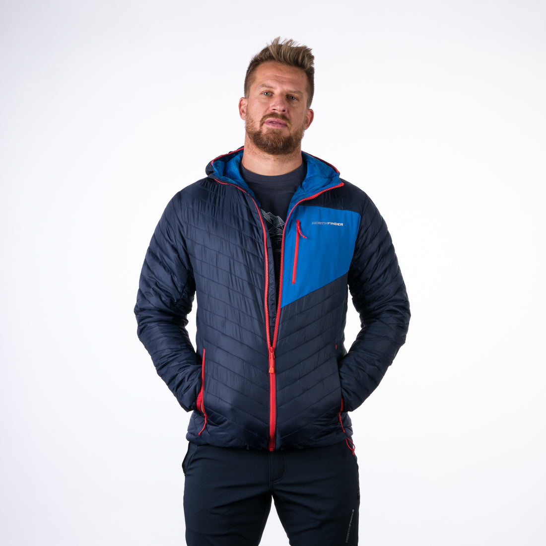 BU-5007OR men's winter lightweight jacket VALTER