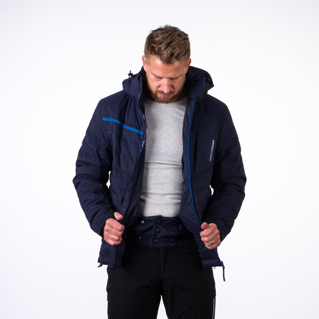 BU-5008SNW men's ski jacket insulated MAJOR