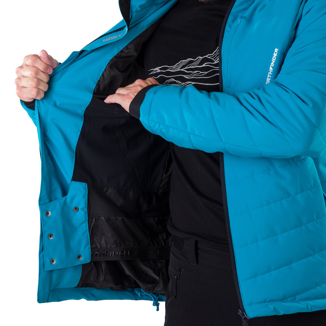 BU-5008SNW men's ski jacket insulated MAJOR