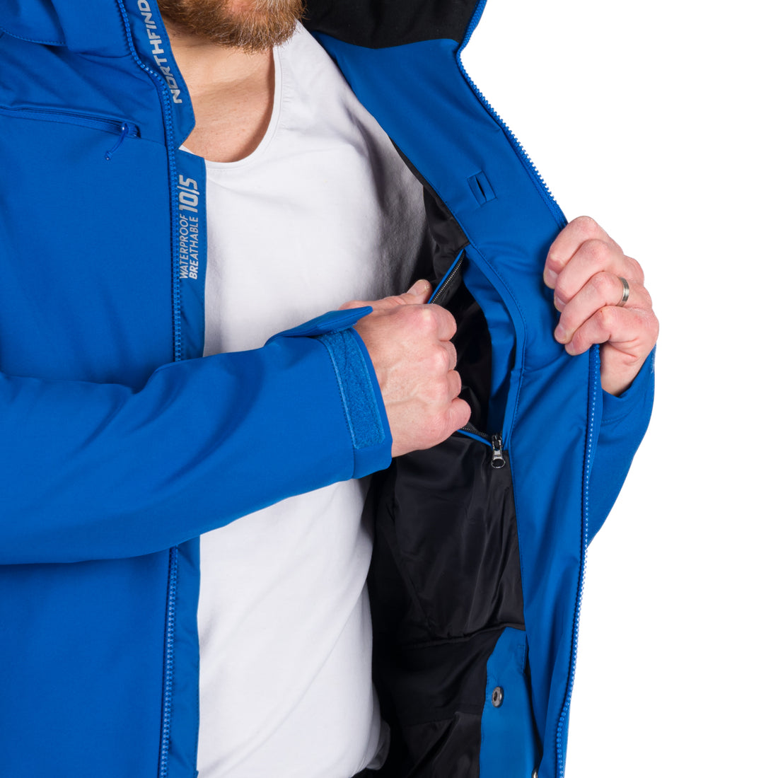 BU-50091SNW men's ski jacket insulated  DREWIN