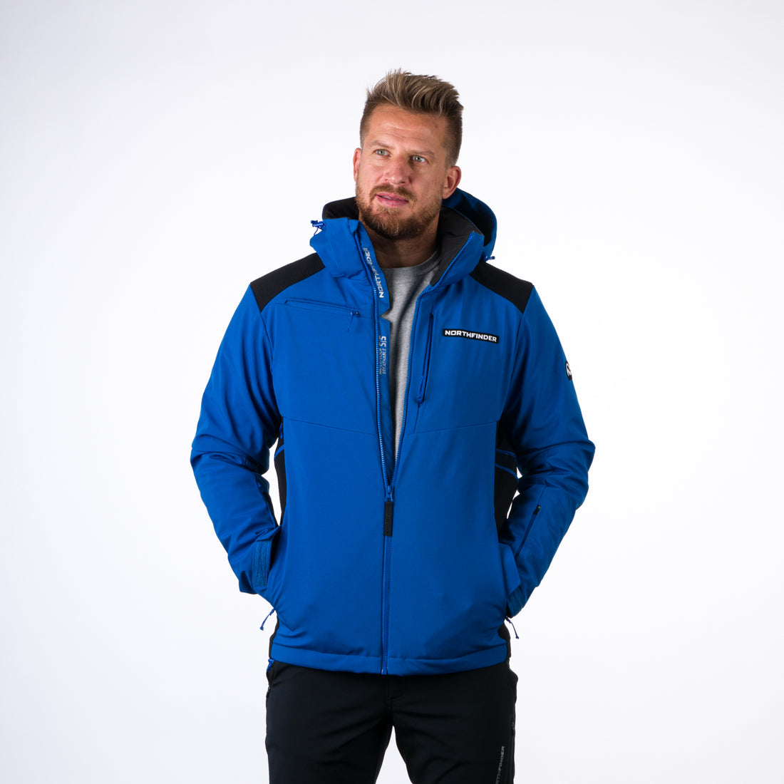 BU-5009SNW men's ski jacket insulated DREWIN