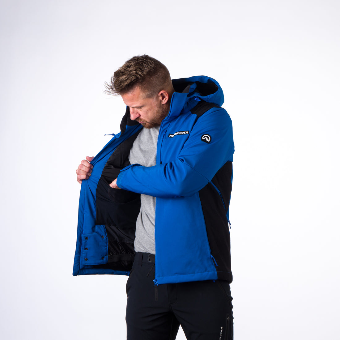 BU-5009SNW men's ski jacket insulated DREWIN