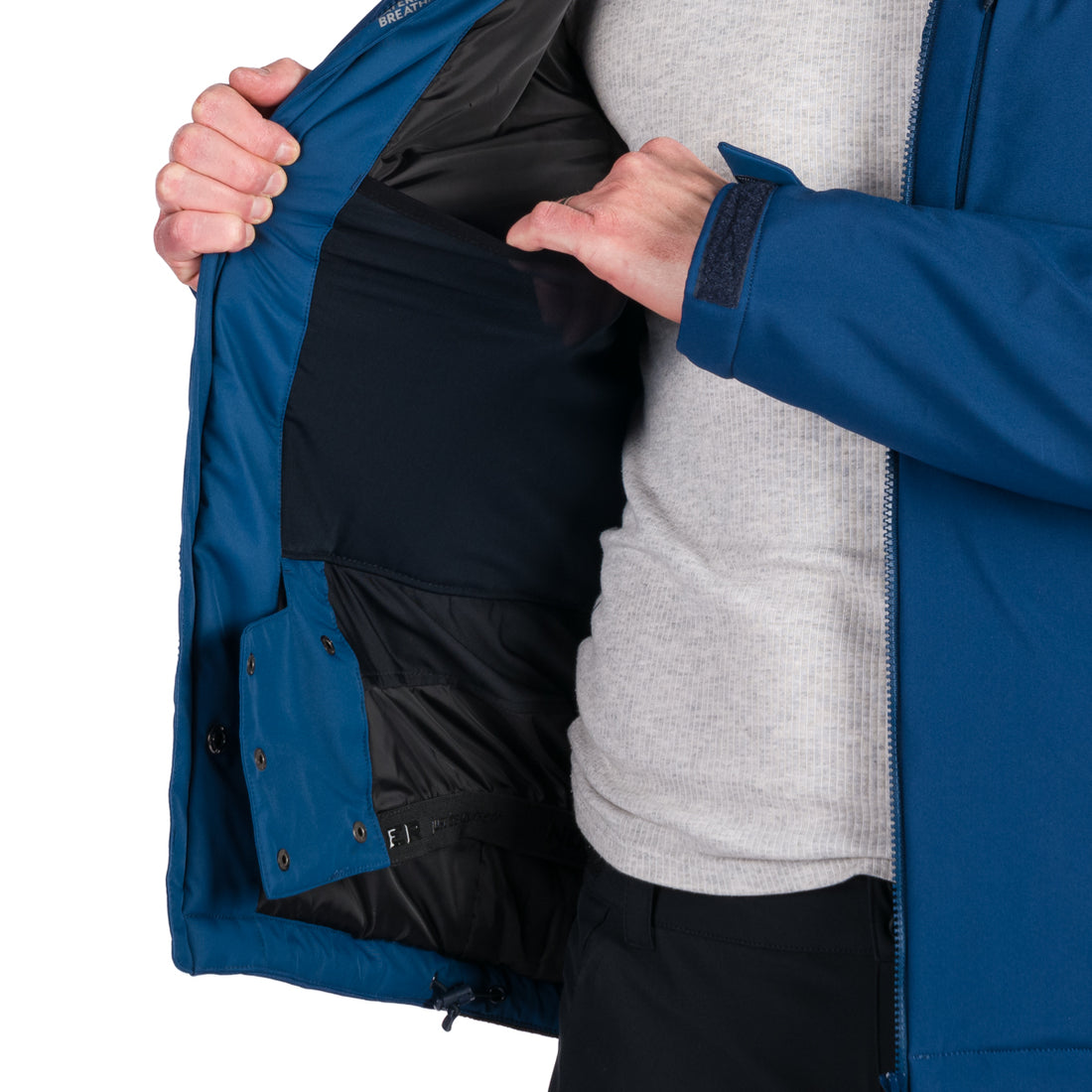 BU-5009SNW men's ski jacket insulated DREWIN