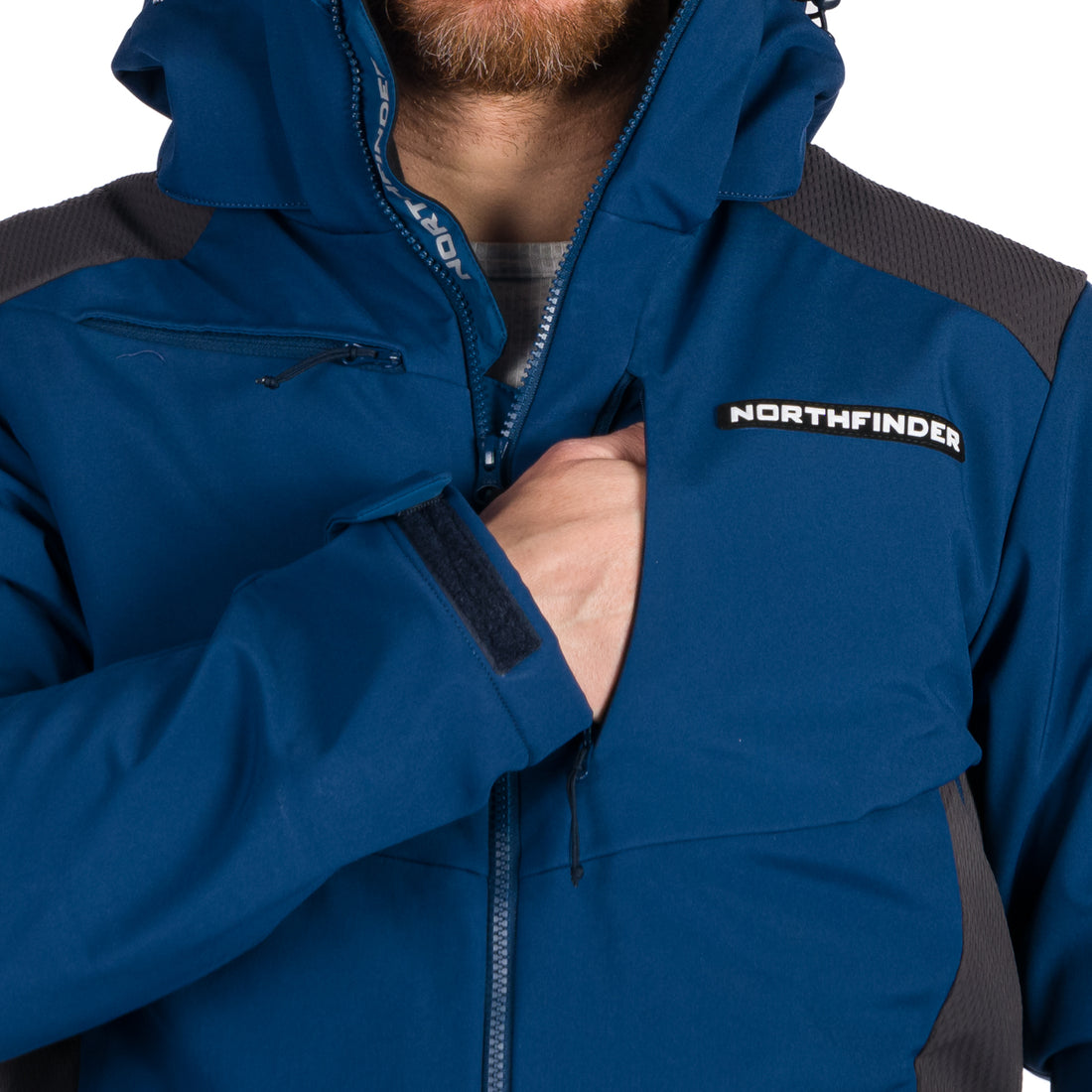 BU-5009SNW men's ski jacket insulated DREWIN