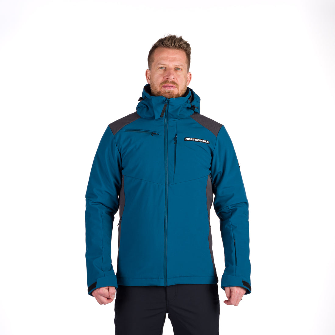 BU-5009SNW men's ski jacket insulated DREWIN