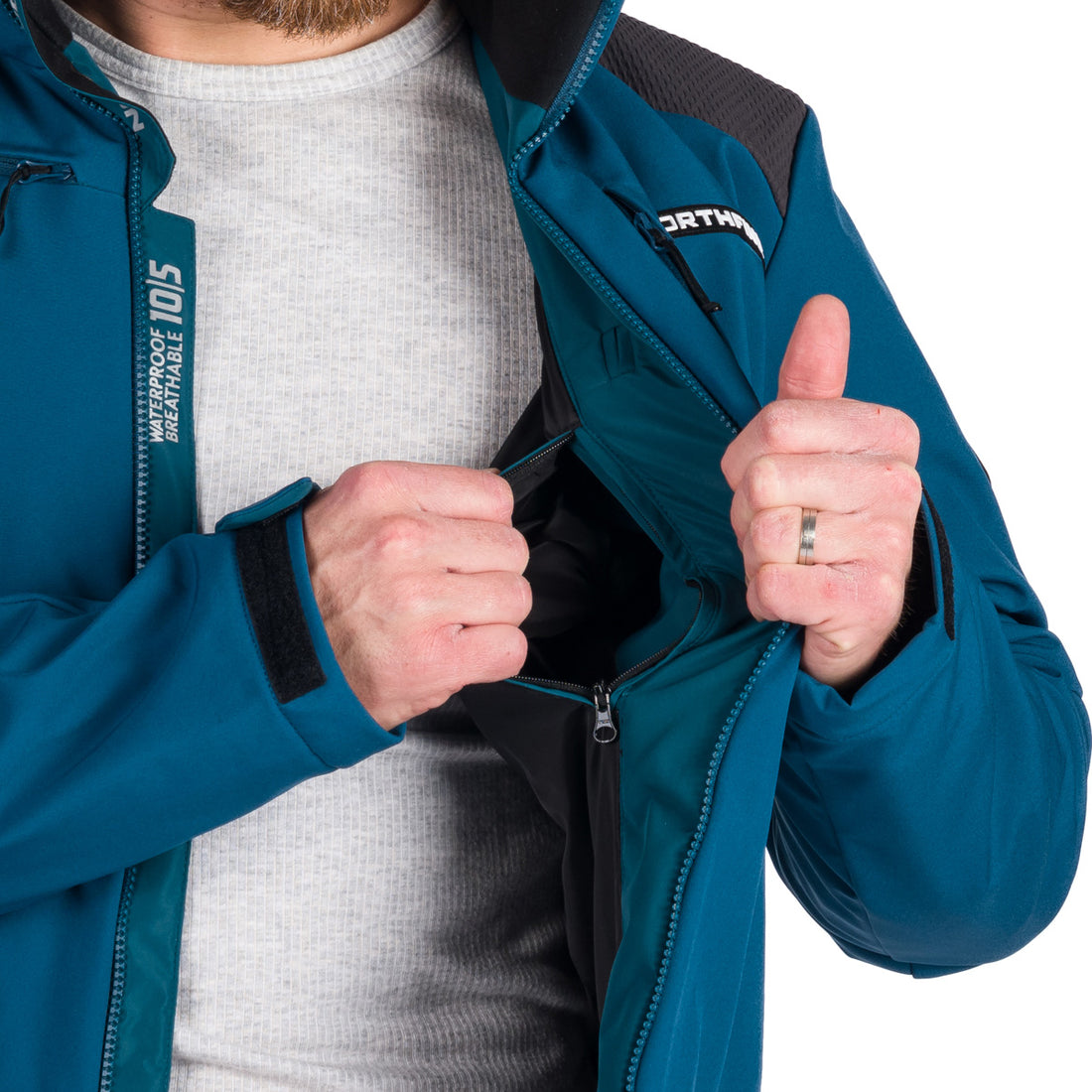 BU-5009SNW men's ski jacket insulated DREWIN