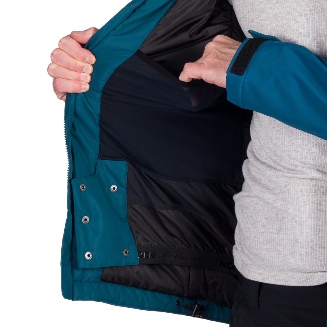 BU-5009SNW men's ski jacket insulated DREWIN