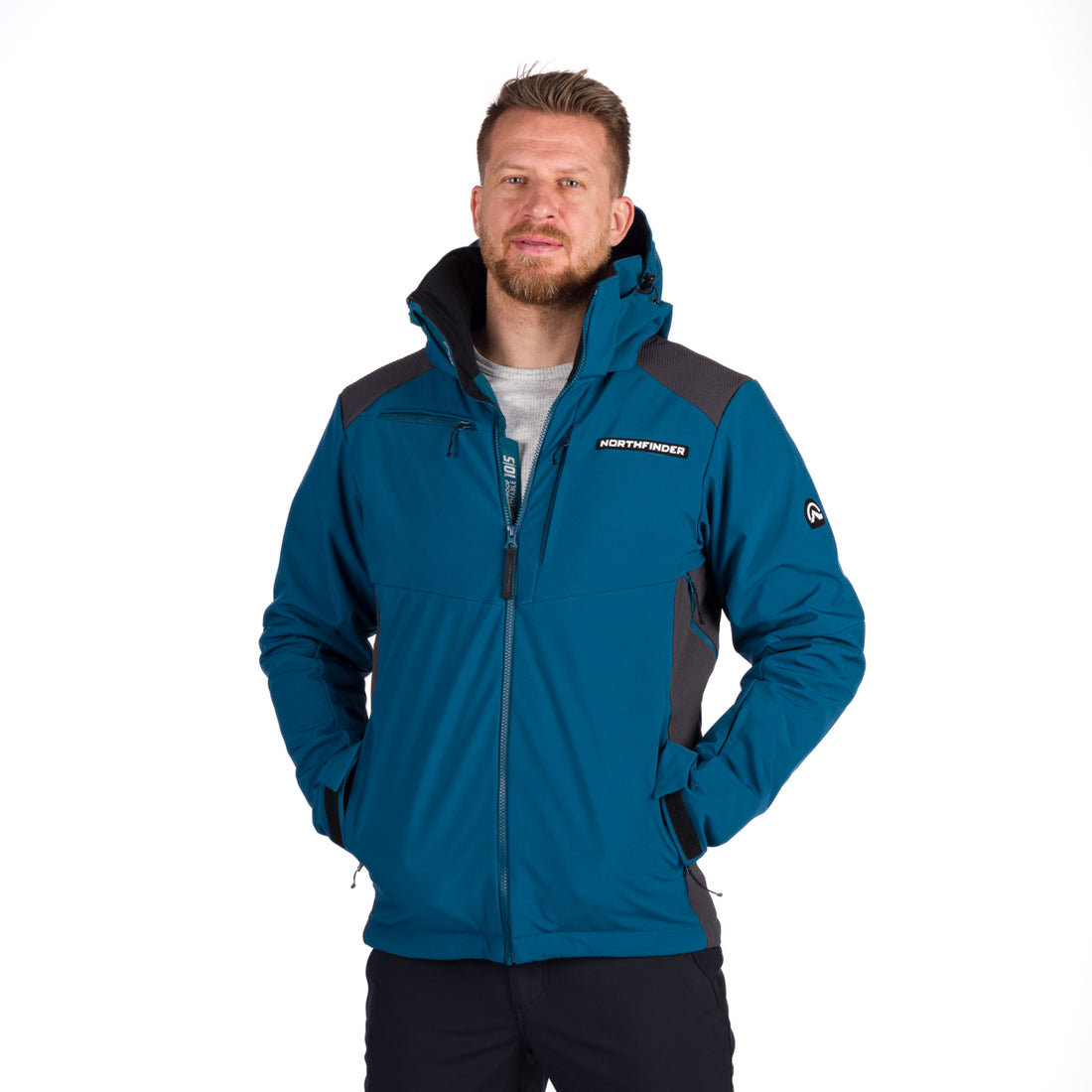 BU-5009SNW men's ski jacket insulated DREWIN