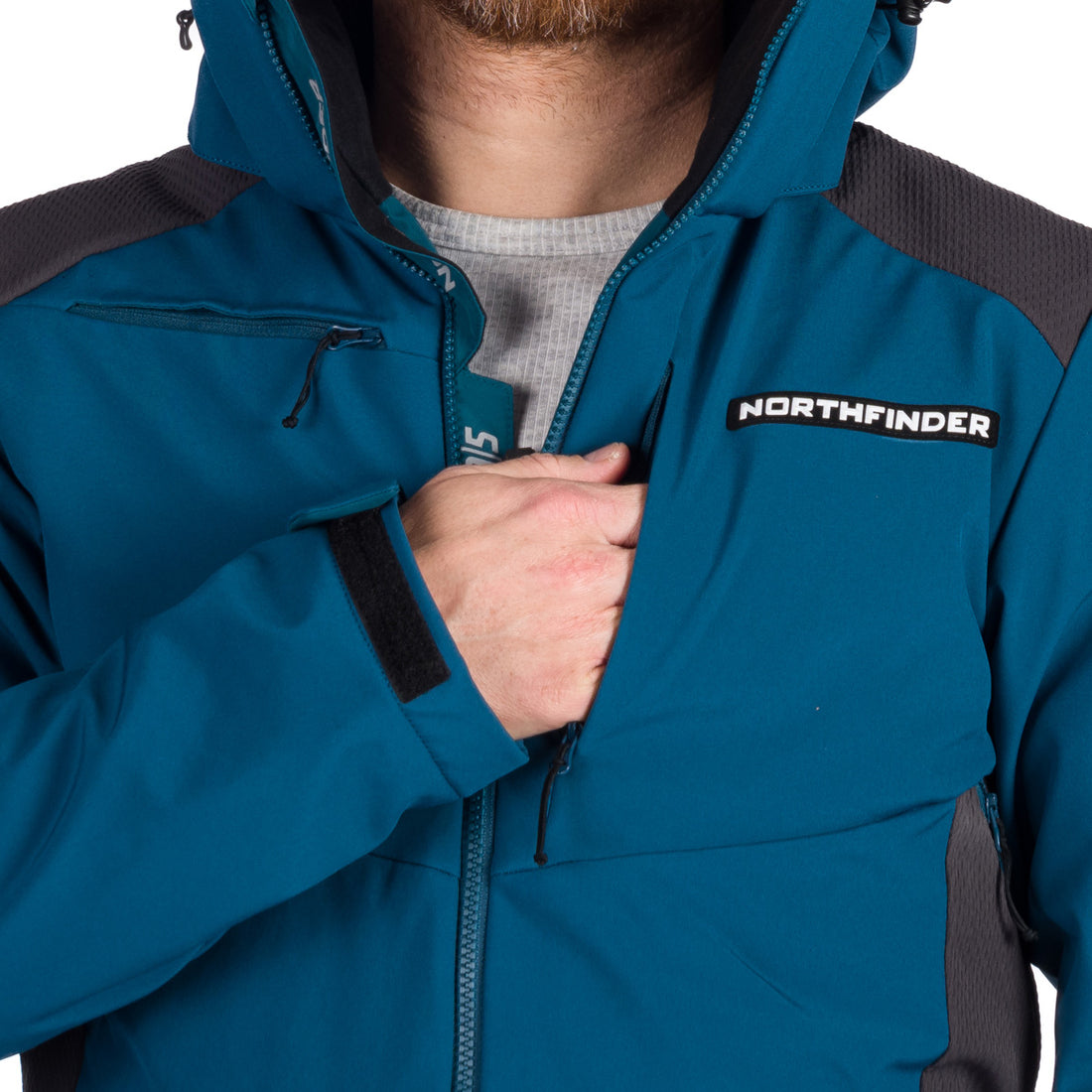 BU-5009SNW men's ski jacket insulated DREWIN