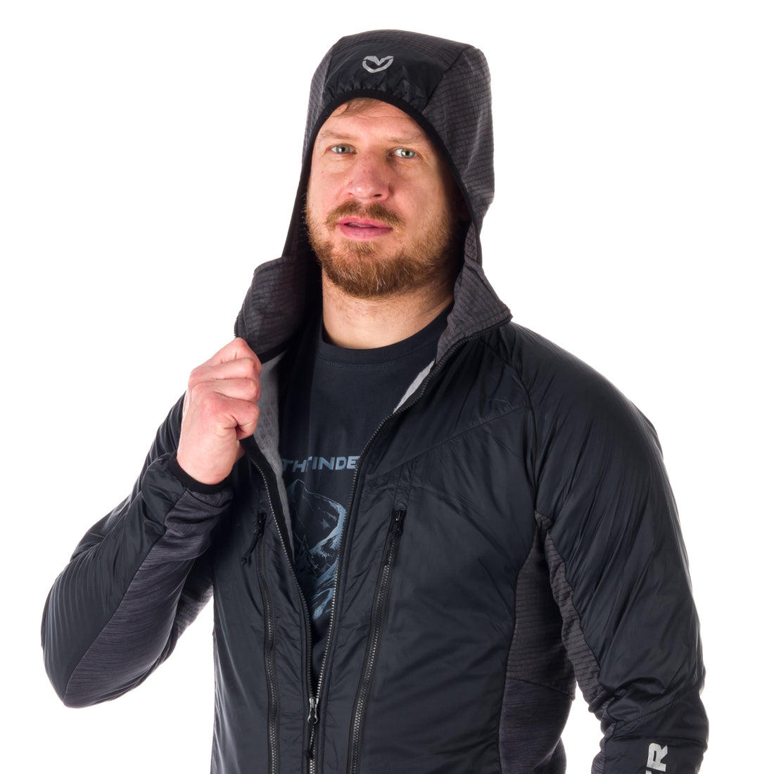 BU-5033OR men's active trekking athletic fit hybrid jacket NOLAN 