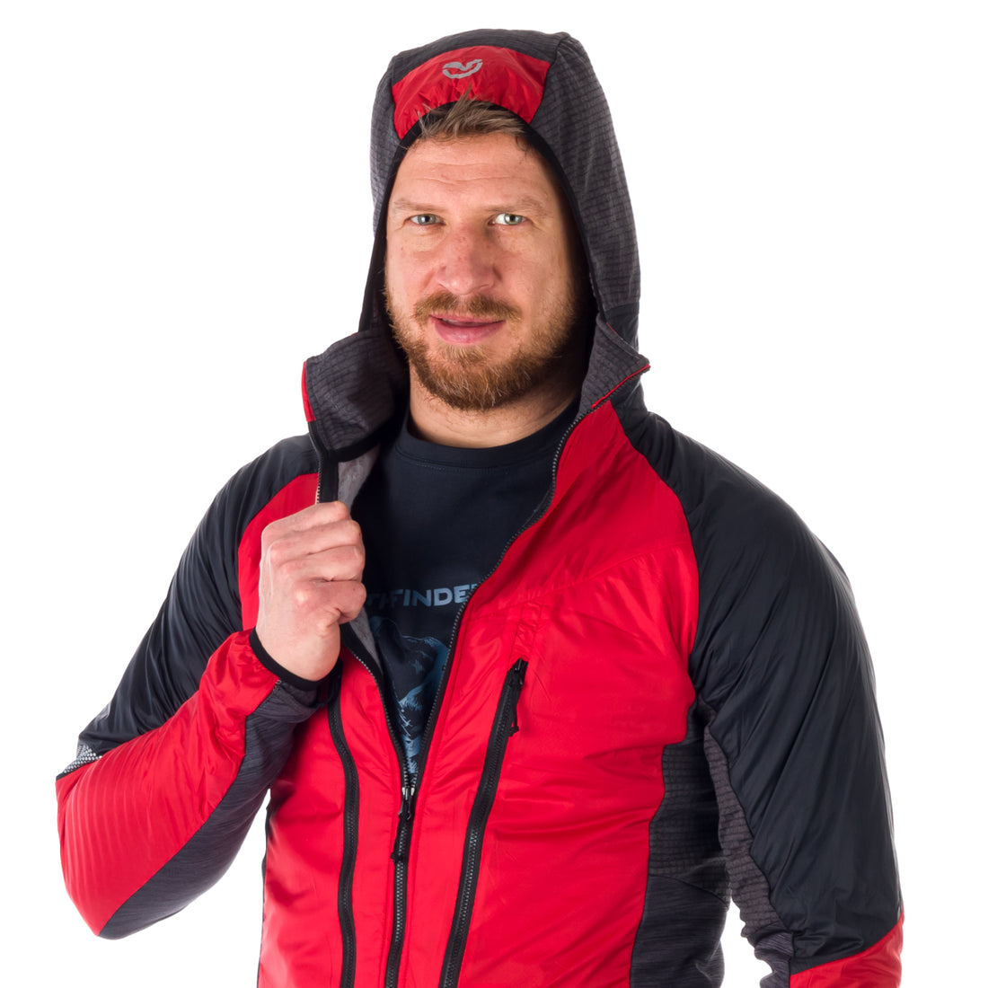 BU-5033OR men's active trekking athletic fit hybrid jacket NOLAN 
