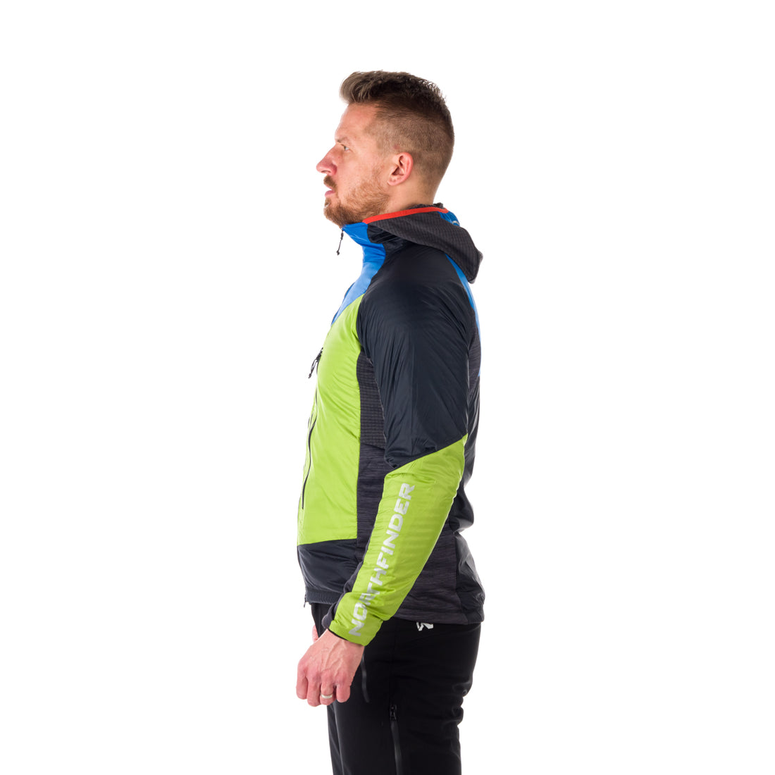 BU-5033OR men's active trekking athletic fit hybrid jacket NOLAN 