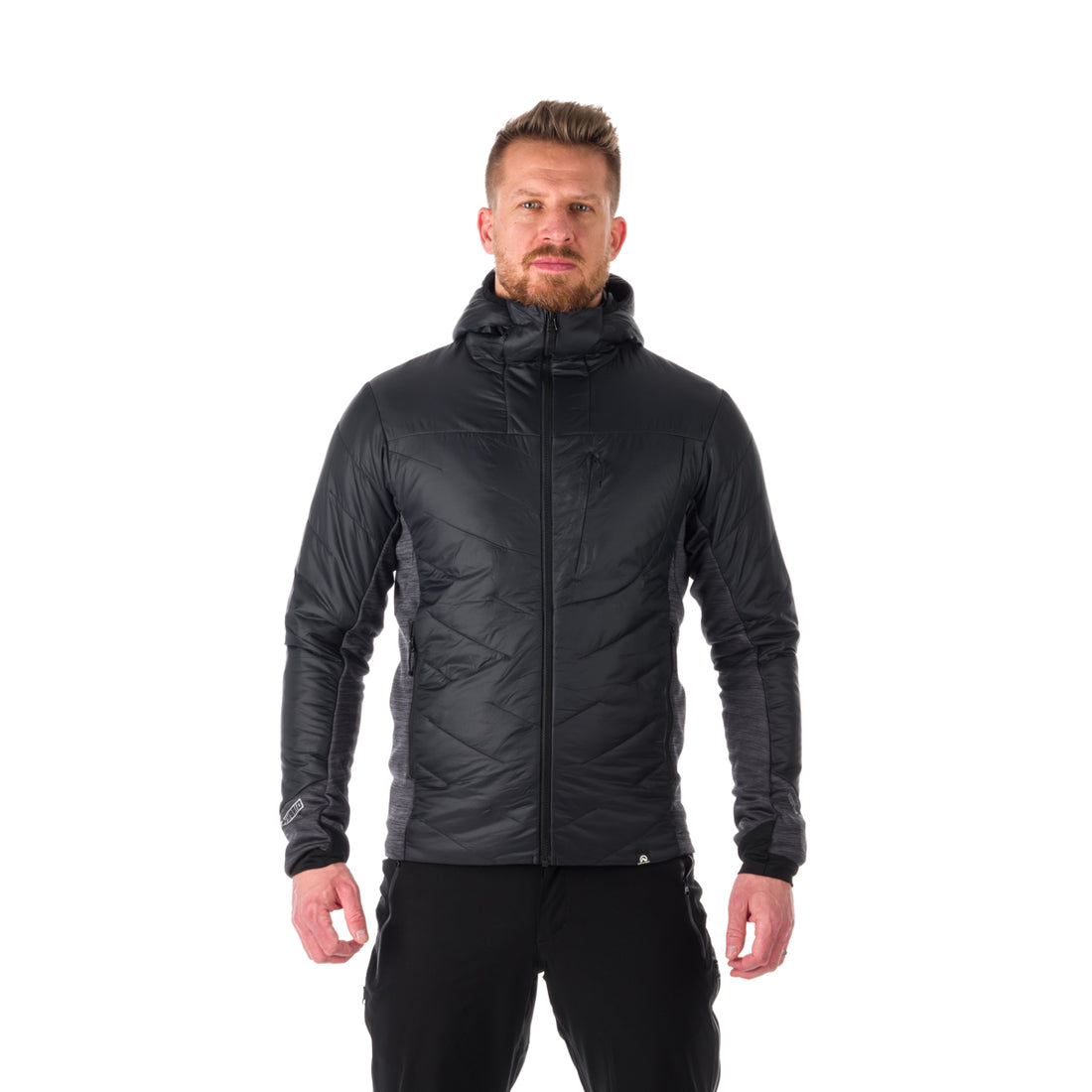 BU-5035OR men's hybrid active trekking athletic fit jacket with PrimaLoft OTIS