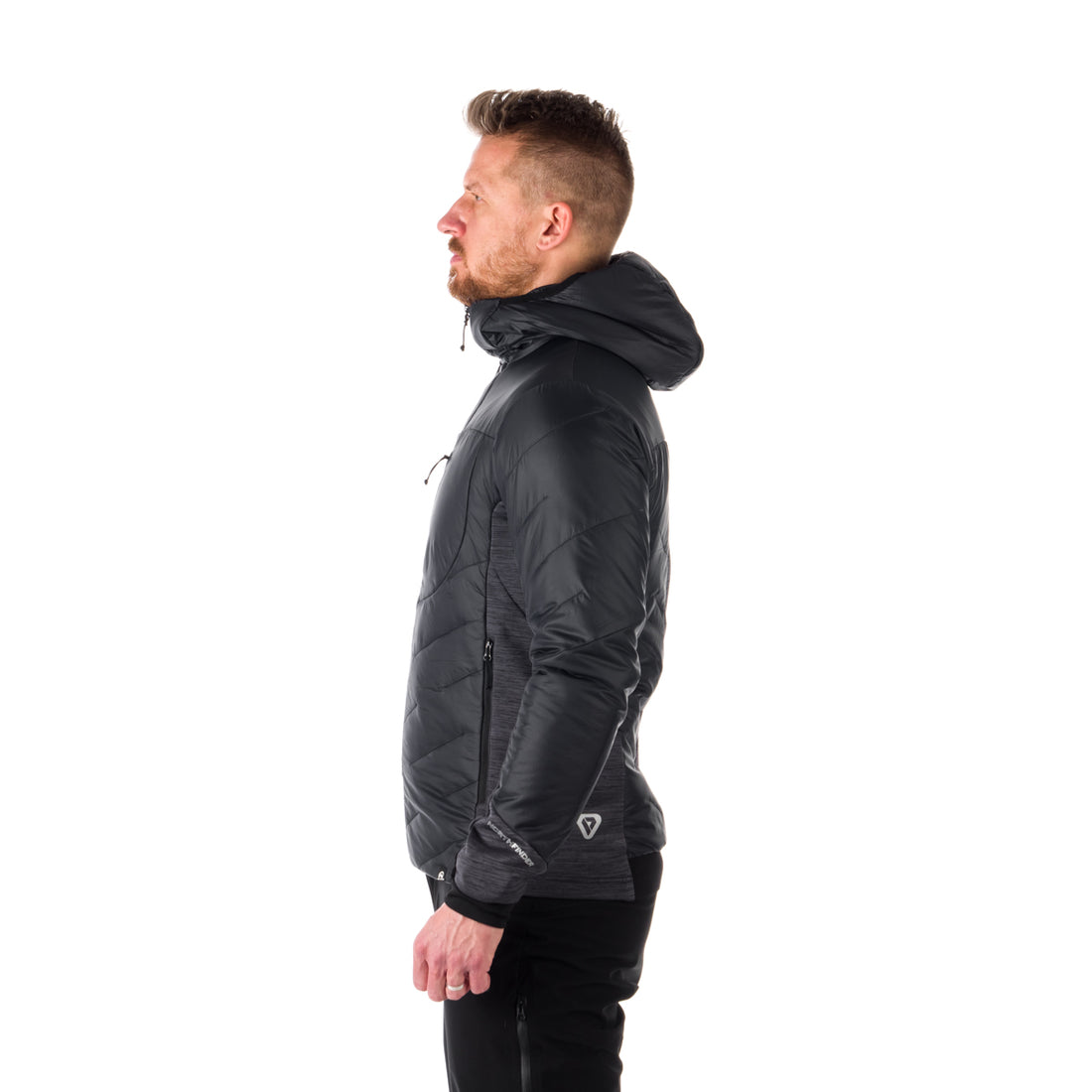 BU-5035OR men's hybrid active trekking athletic fit jacket with PrimaLoft OTIS