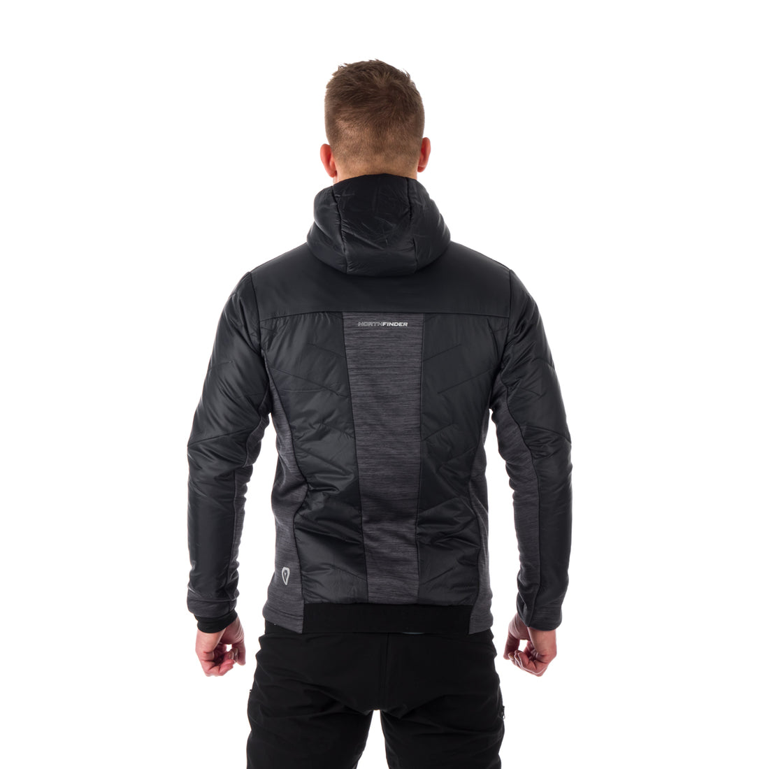 BU-5035OR men's hybrid active trekking athletic fit jacket with PrimaLoft OTIS