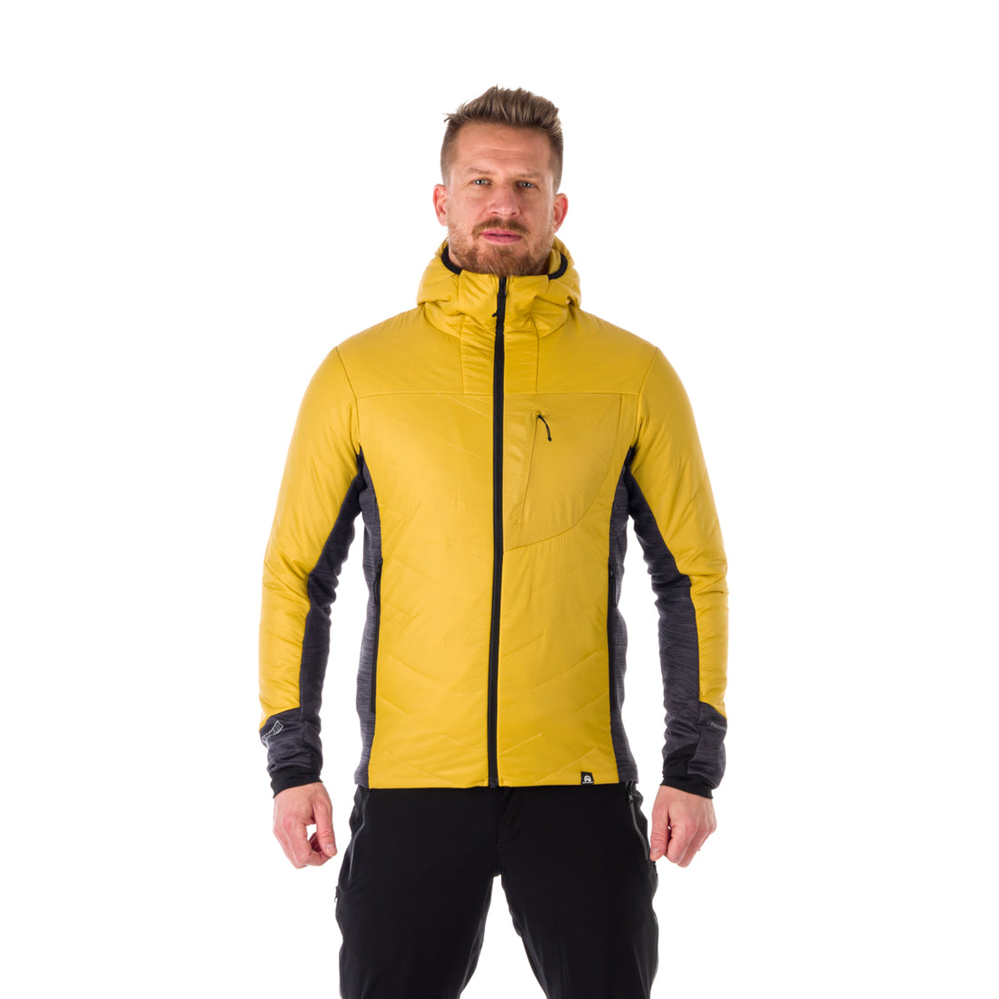 BU-5035OR men's hybrid active trekking athletic fit jacket with PrimaLoft OTIS