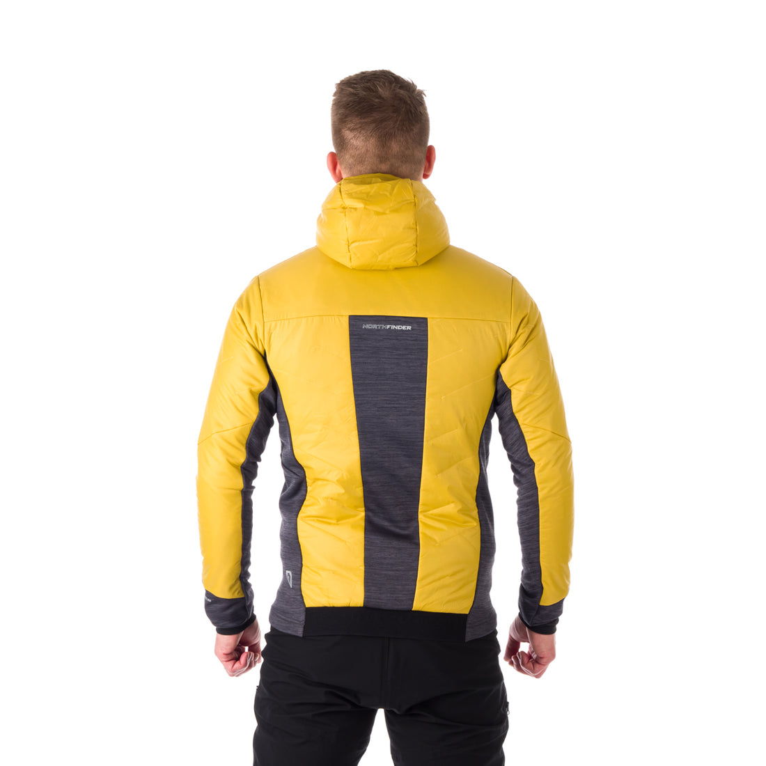 BU-5035OR men's hybrid active trekking athletic fit jacket with PrimaLoft OTIS