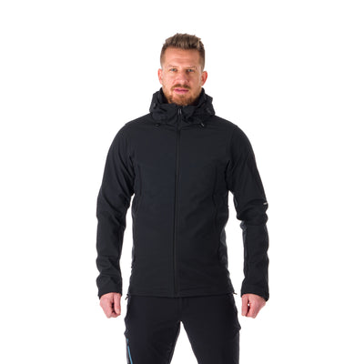 BU-5037OR men's travel softshell hood off jacket 3L ABNER