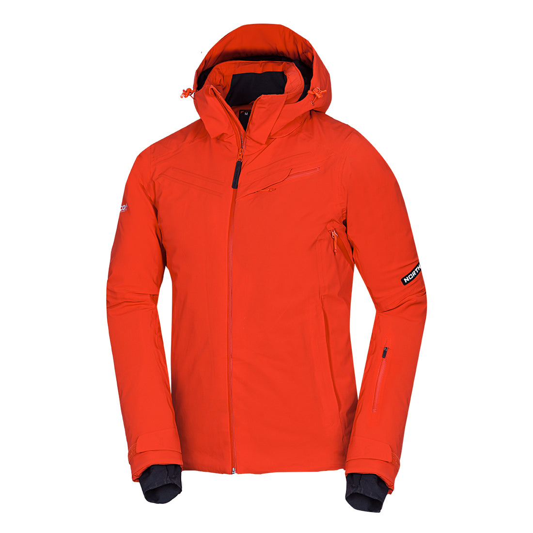 BU-5042SNW men's ski technical athletic fit stretch jacket fully featured with PrimaLoft SEBASTIAN 