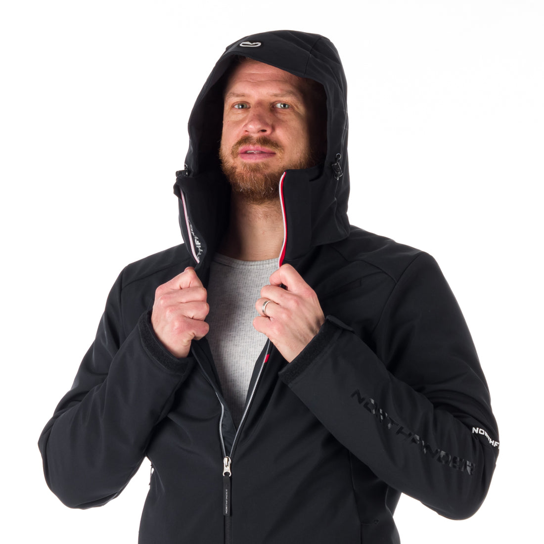 BU-5043SNW men's ski softshell insulated jacket 3L BRIXTON