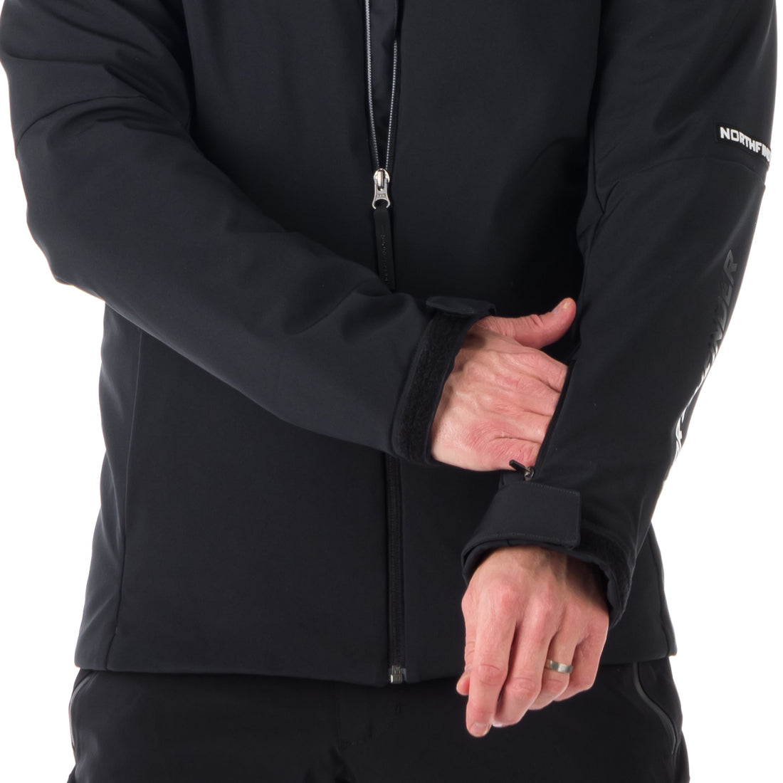 BU-5043SNW men's ski softshell insulated jacket 3L BRIXTON