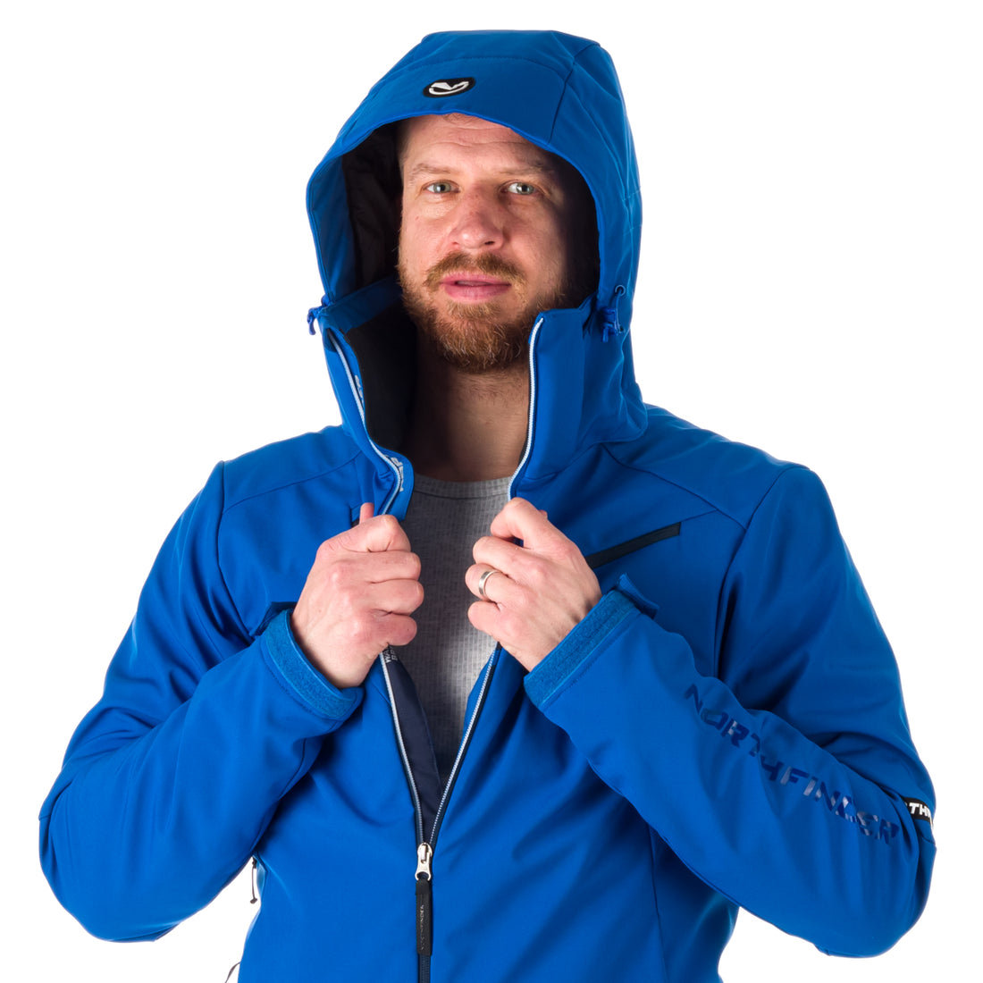 BU-5043SNW men's ski softshell insulated jacket 3L BRIXTON
